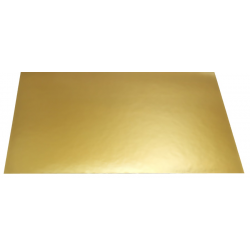 Podkład złoty prostokątny gładki 30 x 40 cm